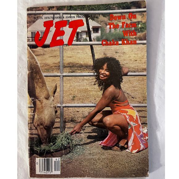 Vintage JET Magazines - October 19, 1978 - Down On The Farm With Chaka Khan - Picture 1 of 5